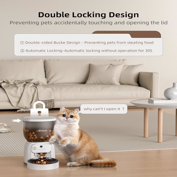 AI-Based Cat Feeder With 1080P HD Camera