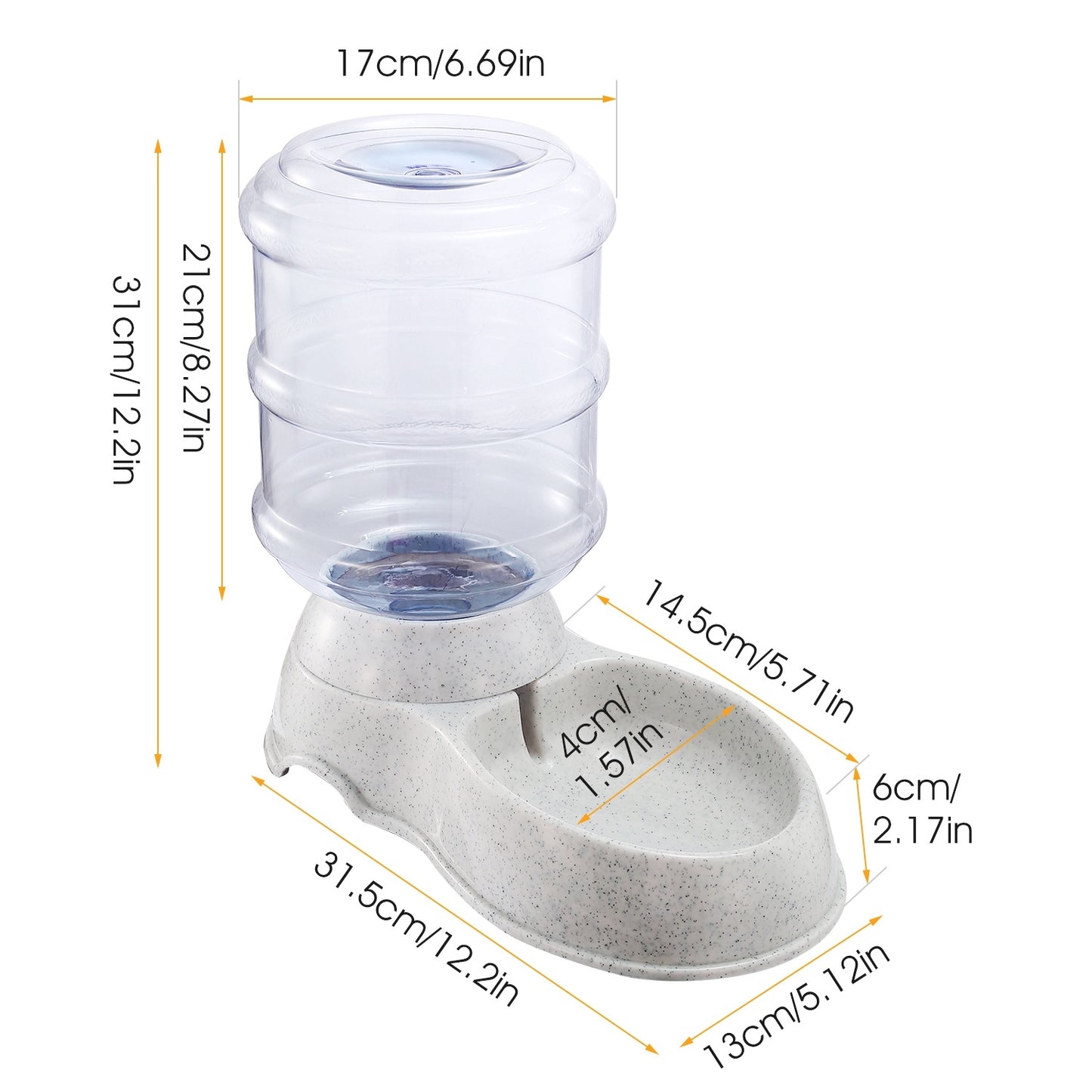 Dispensador automático de agua para mascotas