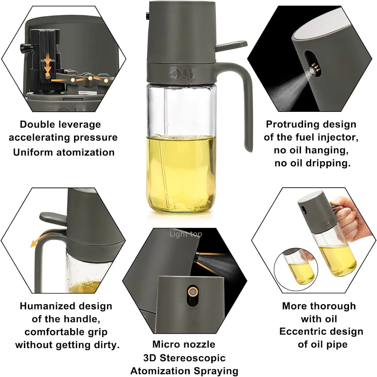 Glass Oil Sprayer Bottle