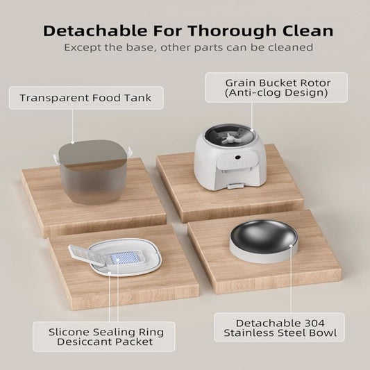 AI-Based Cat Feeder With 1080P HD Camera