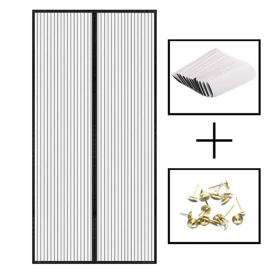 Magnetic Soft Mesh Door Curtain