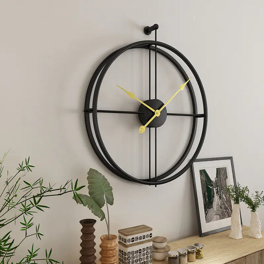 Nordic Iron Wall Clock