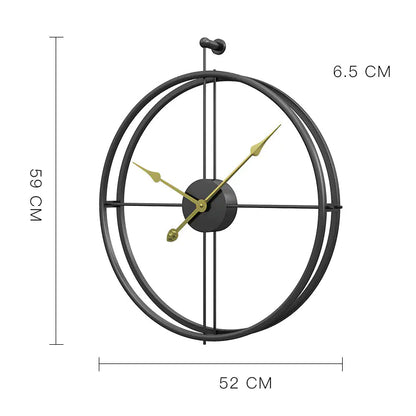 Nordic Iron Wall Clock