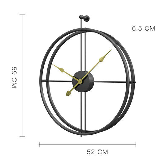 Nordic Iron Wall Clock