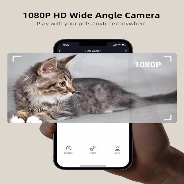 AI-Based Cat Feeder With 1080P HD Camera