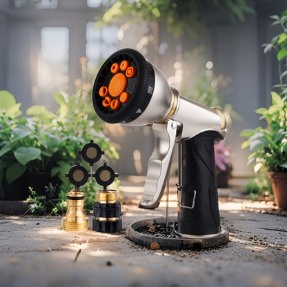 Pistola rociadora de manguera de jardín de 9 funciones 