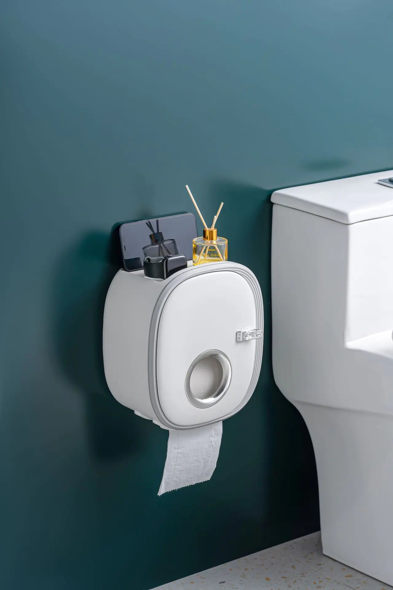 Wall-Mounted Tissue Box